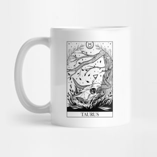 Zodiac sign tarot card Taurus Mug